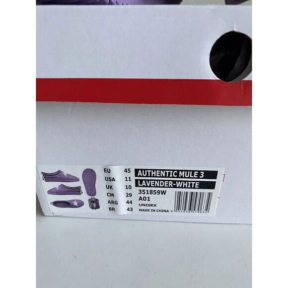 KAPPA Authentic MULE 3 Slip On Sandals Lavender Unisex Men’s Sz 11 Women’s 12.5 - Picture 2 of 9